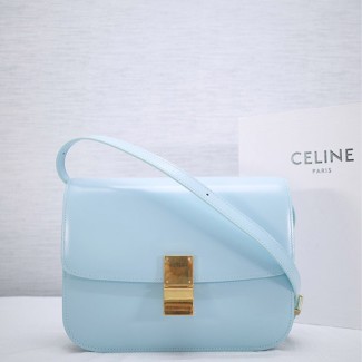 셀린느 클래식 박스백 미듐 164173 하늘색