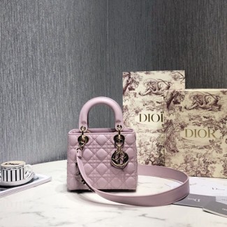 디올 MY ABCDIOR 레이디백  M0538 연보라 금장