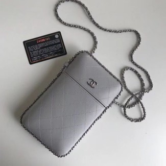 샤넬 18S/S 신상 휴대폰백 A15650 그레이