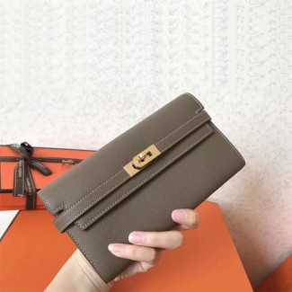 에르메스 켈리 장지갑 RM26580 그레이