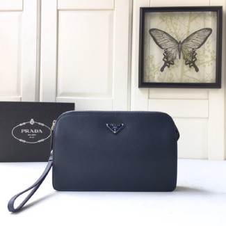 프라다 사피아노 클러치백 2VF056 네이비
