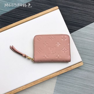 루이비통 앙프렝뜨 지퍼 카드지갑  M60574 핑크