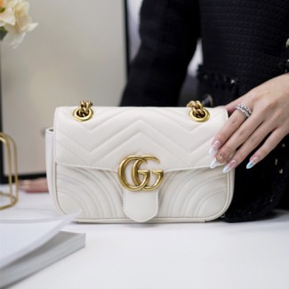 구찌 GG 마몽 미니 백 446744 화이트