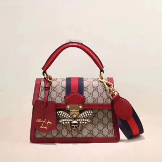 구찌 18S/S 신상 퀸 마가렛 탑핸들백 476541 레드