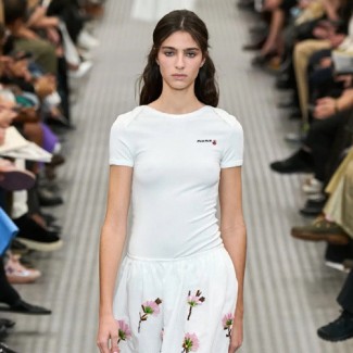 미우미우 여성용 반팔 MIU0084