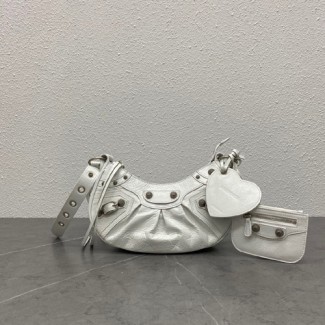 발렌시아가 르 카골 XS 숄더백  59007 화이트