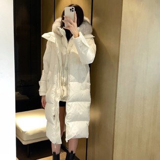 몽클레어 여성용 켈러퍼 롱패딩  MC3583 화이트