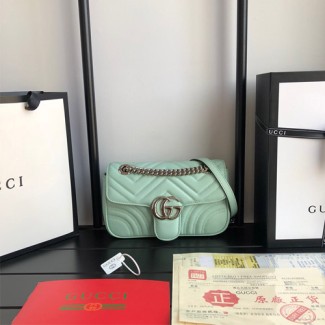 구찌 GG 마몽 미니 백 446744 그린