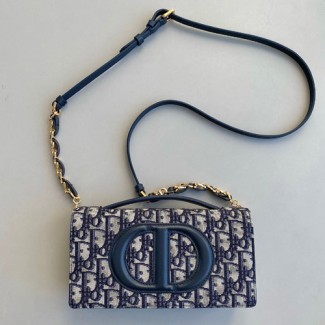 디올 CD Signature 미니 백 S2209 네이비