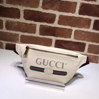 구찌 로고 스몰 벨트백 527792 화이트