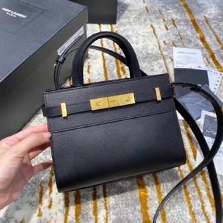 입생로랑 맨하탄 나노 숄더백 593741 블랙