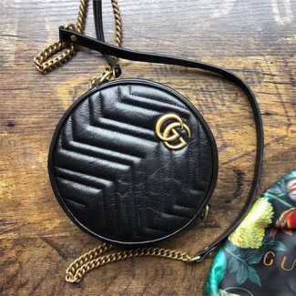 구찌 마몽 미니 라운드 숄더백 550154 블랙(특급제작)