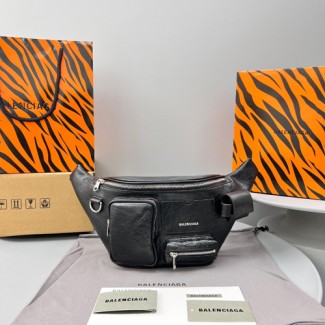 발렌시아가 신상 힙색 92242 블랙