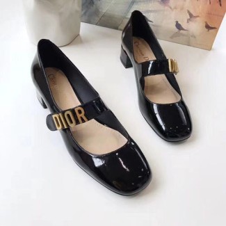 디올 신상 송아지 가죽 DIOR BABY-D 발레리나 KCB052 블랙