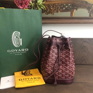 고야드 쁘띠플로 버킷백 172314 버건디