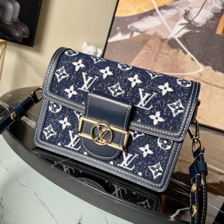 루이비통 데님 미니 도핀 M59716 네이비