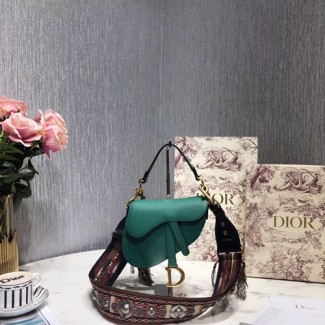 디올 송아지 가죽 미니 SADDLE 백 M0447 그린