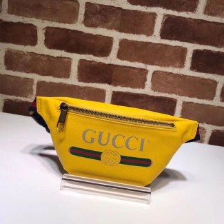 구찌 로고 스몰 벨트백 527792 옐로우