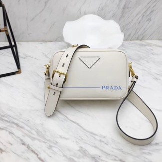 프라다 미라지 레더 숄더백 1BH093 화이트