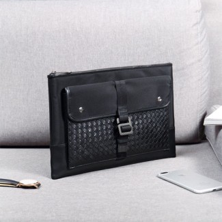 보테가 신상 라지 클러치백 404380 블랙