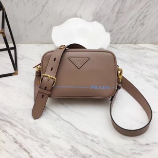 프라다 미라지 레더 숄더백 1BH093 누드핑크